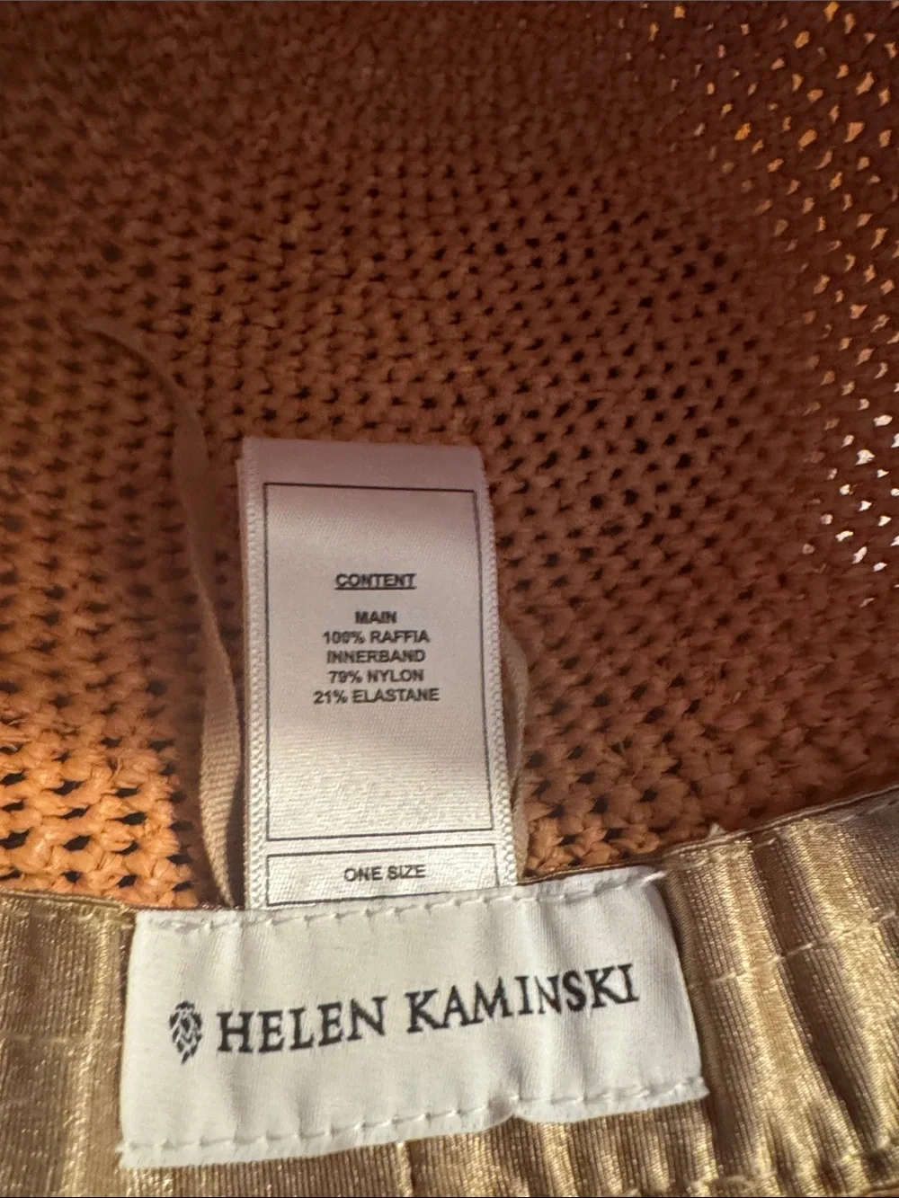 Helen Kaminski 100% Raffia Sun Hat